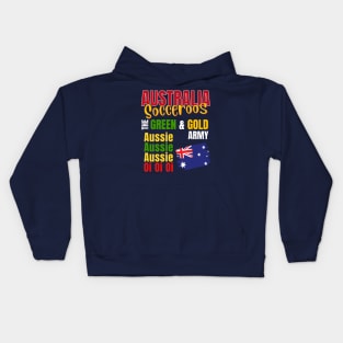 Australia Socceroos Qatar World Cup 2022 Kids Hoodie